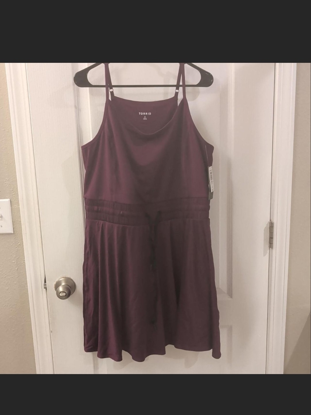 Torrid Plum Spaghetti-Strap Casual Dress